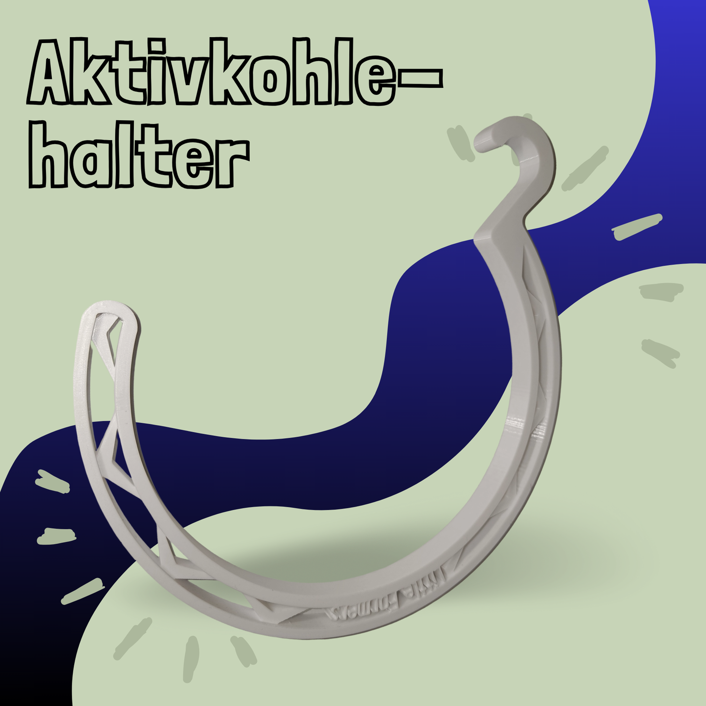 Aktivkohlefilter Halterungen – Individuell anpassbar nach Absprache