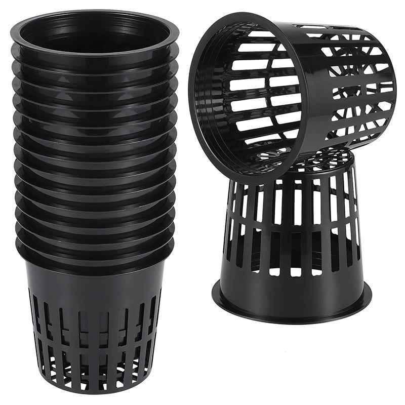 7,6 cm Hydrokultur-Netztöpfe (10–50 Stück) – Robuste, geschlitzte Becher für Pflanzenzucht & Garten