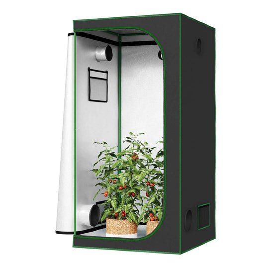 Growzelt mit Sichtfenstern – Reflektierendes Gewächshaus für Innenbalkon & Urban Gardening