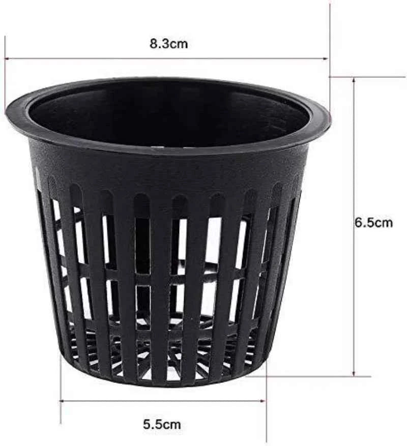 7,6 cm Hydrokultur-Netztöpfe (10–50 Stück) – Robuste, geschlitzte Becher für Pflanzenzucht & Garten