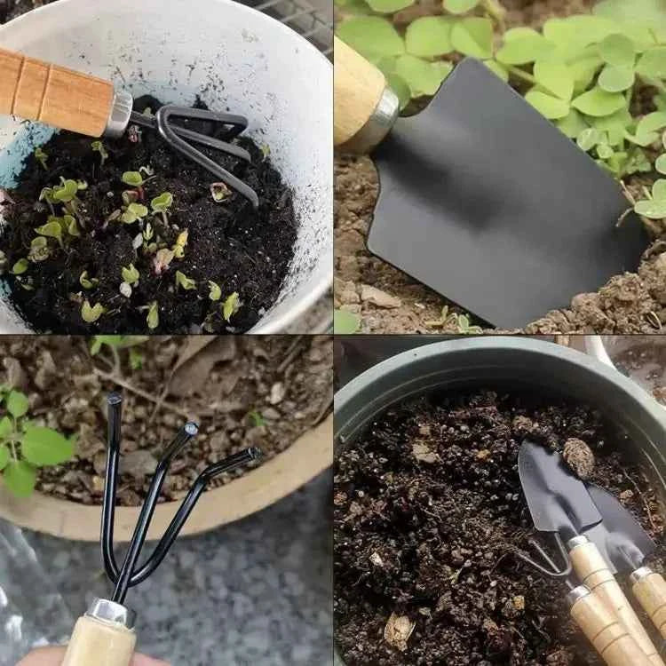 3-teiliges Mini Gartenwerkzeug-Set