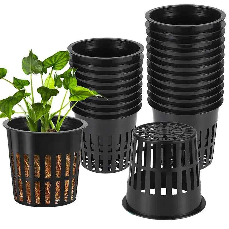 7,6 cm Hydrokultur-Netztöpfe (10–50 Stück) – Robuste, geschlitzte Becher für Pflanzenzucht & Garten
