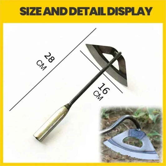 Gehärtete Hacke aus Vollstahl mit Hohlkopf