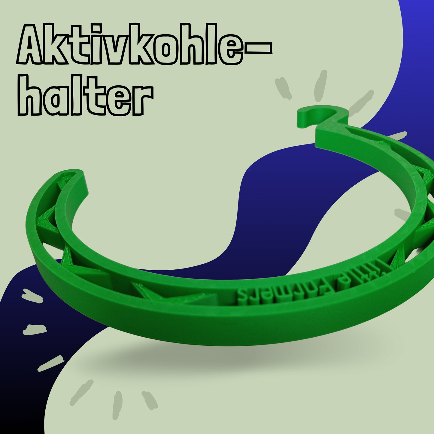 Aktivkohlefilter Halterungen – Individuell anpassbar nach Absprache