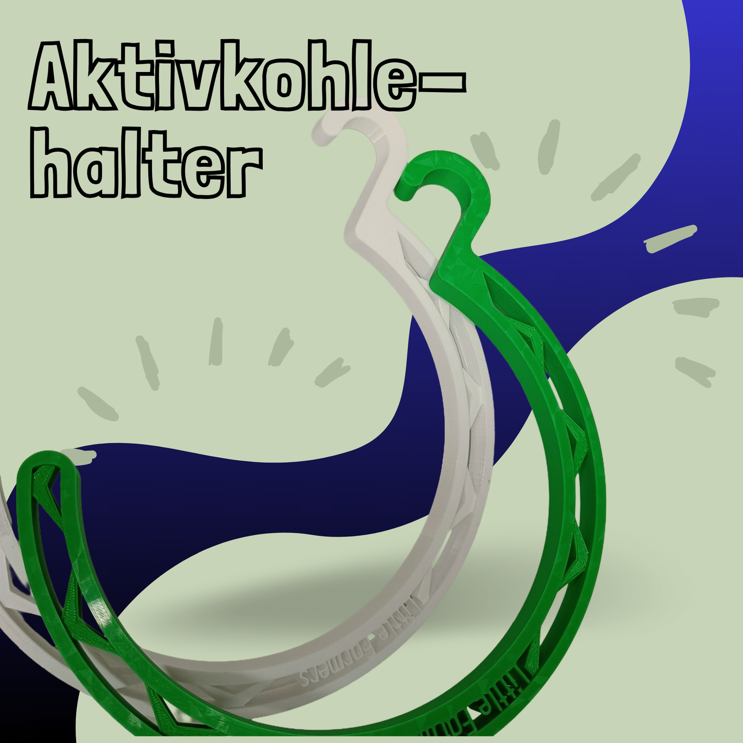 Aktivkohlefilter Halterungen – Individuell anpassbar nach Absprache