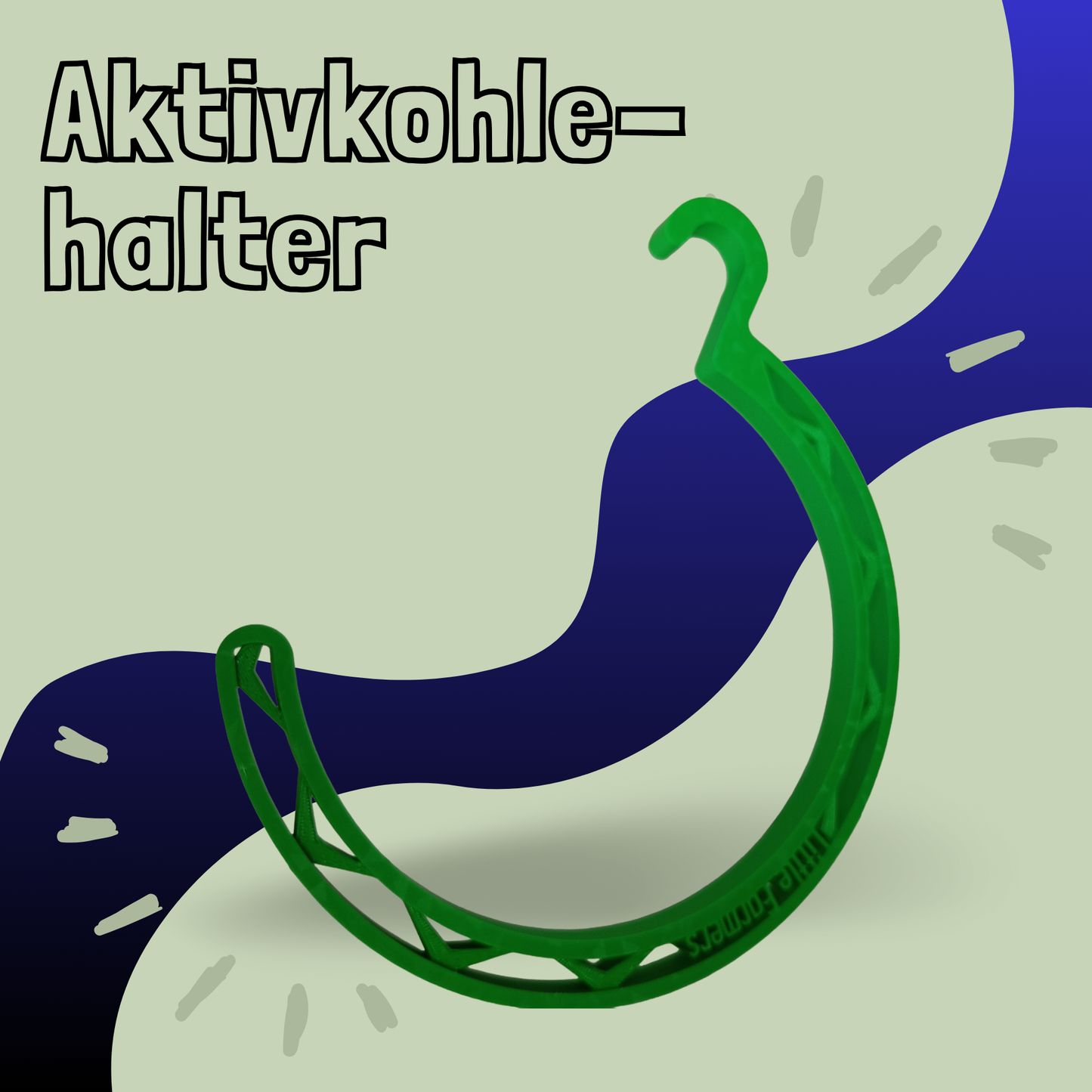 Aktivkohlefilter Halterungen – Individuell anpassbar nach Absprache