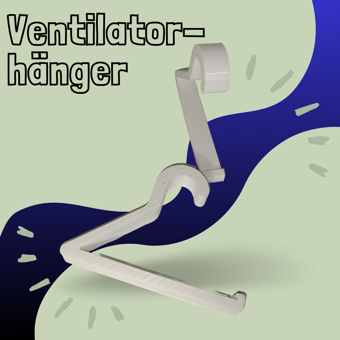 Lüfterhalter zum Einhängen