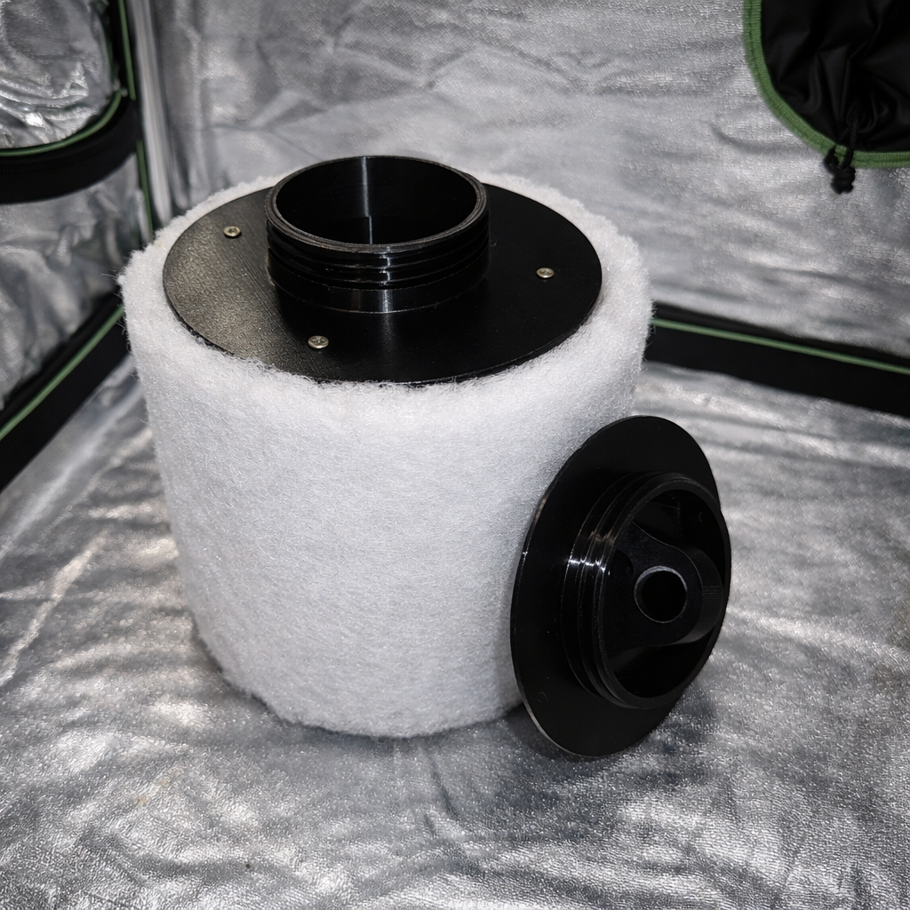 Aktivkohlefilter 95mm – modularer Geruchsfilter mit wechselbarer Füllung