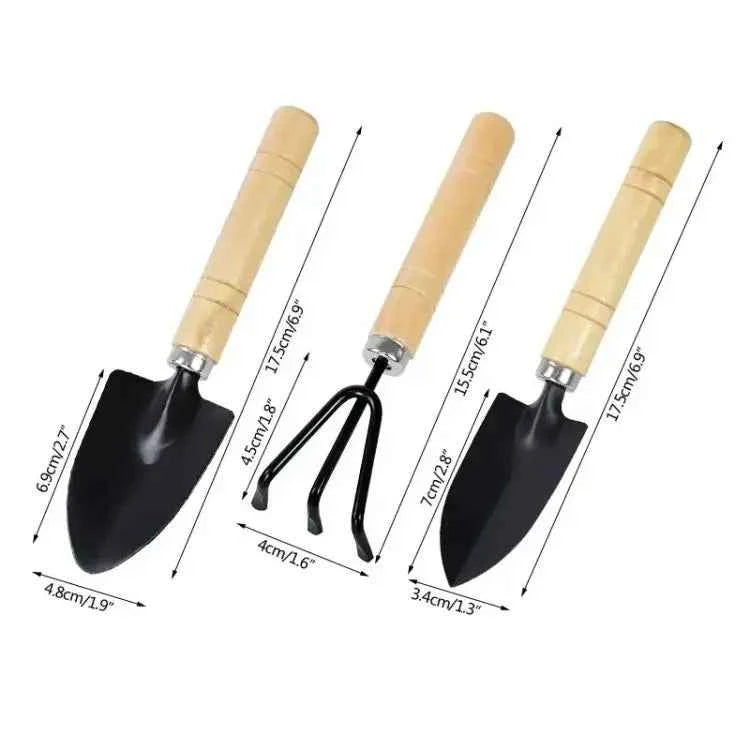 3-teiliges Mini Gartenwerkzeug-Set