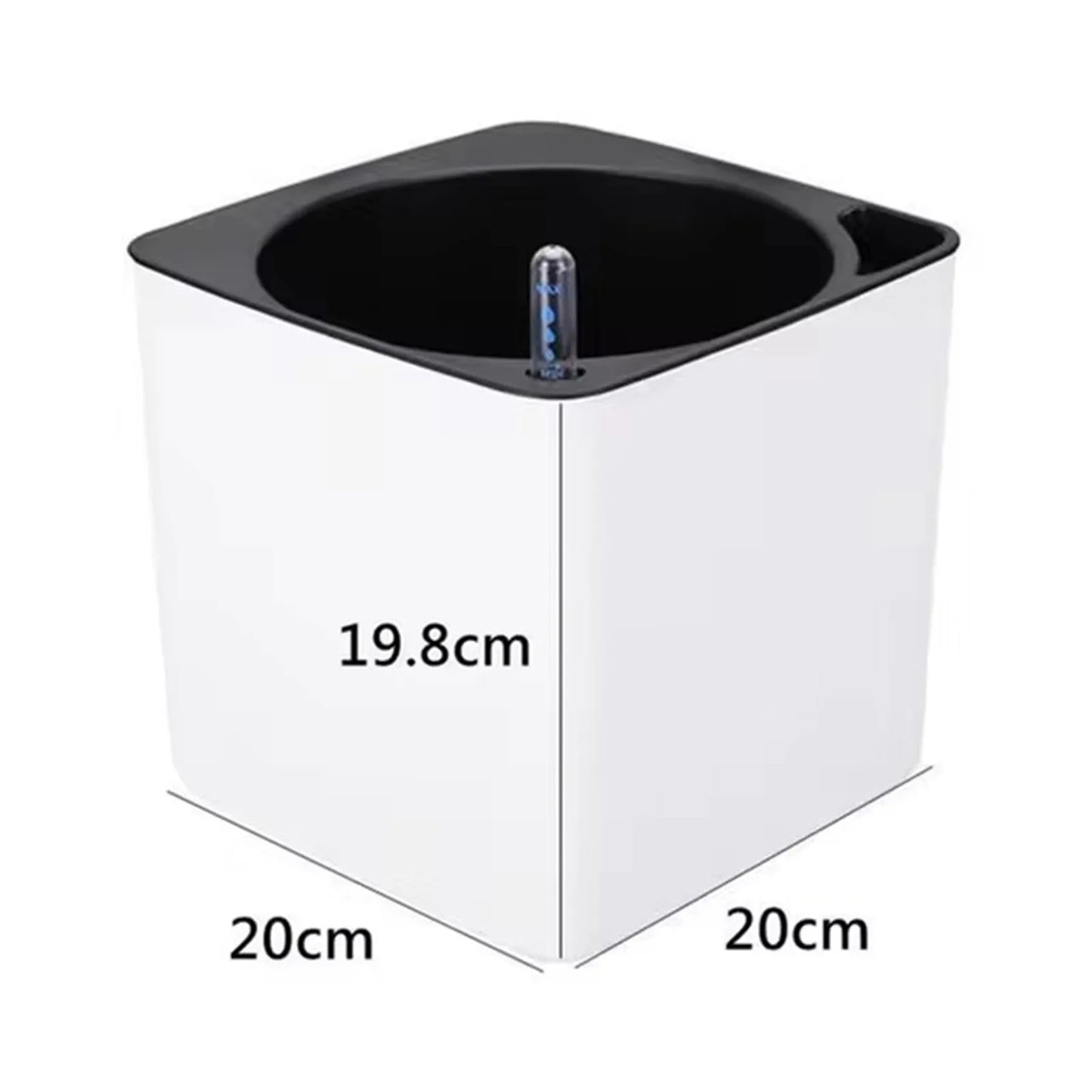 Moderner, selbstbewässernder Blumentopf mit Wasserstandsanzeige - Littlefarmerrs23