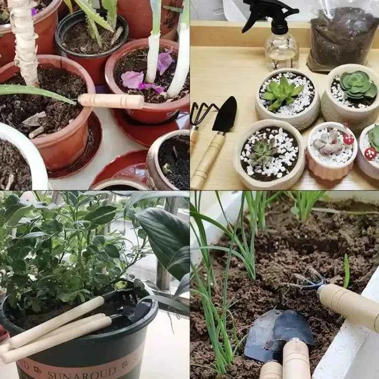 3-teiliges Mini Gartenwerkzeug-Set