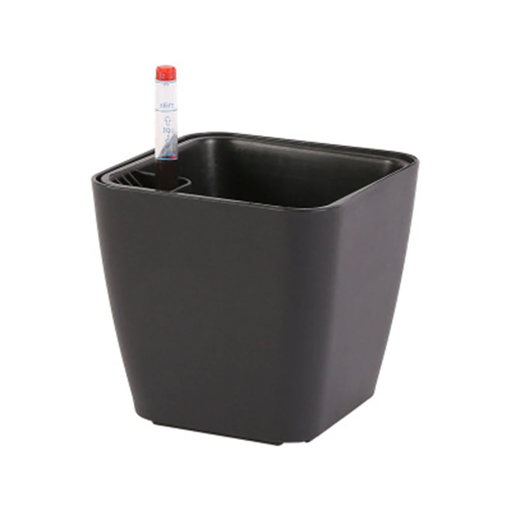 Selbstbewässernder Blumentopf – Modern, Smart & Pflegeleicht (14 cm) - Littlefarmerrs23