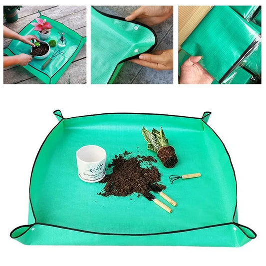 Premium Pflanzmatte  - Wasserdicht & Faltbar für sauberes Umtopfen
