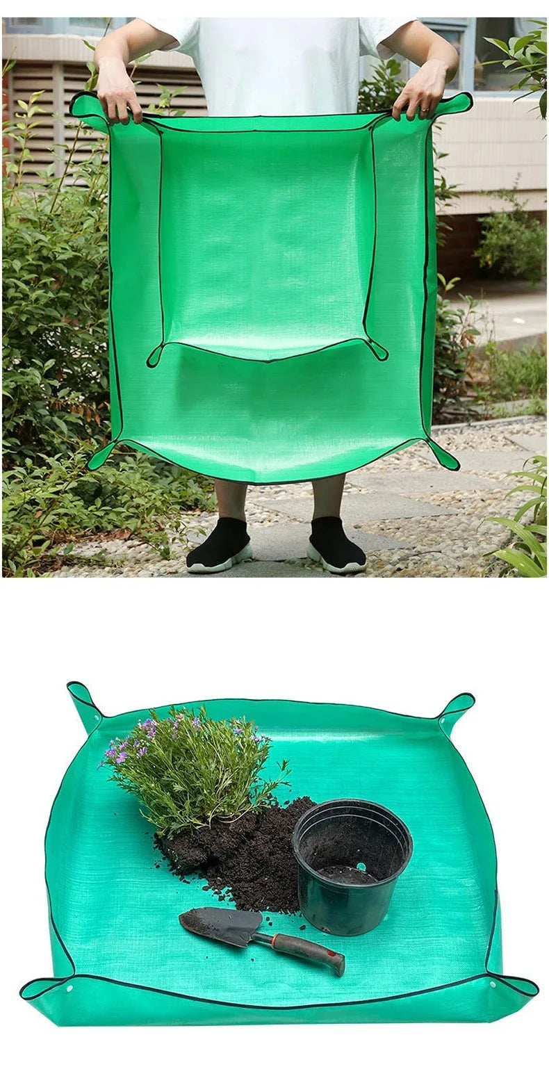Premium Pflanzmatte  - Wasserdicht & Faltbar für sauberes Umtopfen