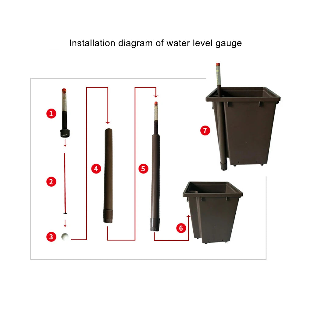 Selbstbewässernder Blumentopf – Modern, Smart & Pflegeleicht (14 cm) - Littlefarmerrs23