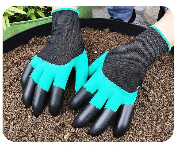 Gartenhandschuhe mit Krallen