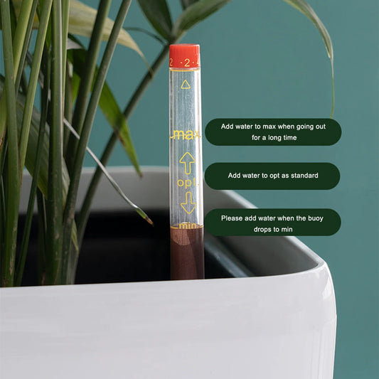 Selbstbewässernder Blumentopf – Modern, Smart & Pflegeleicht (14 cm) - Littlefarmerrs23