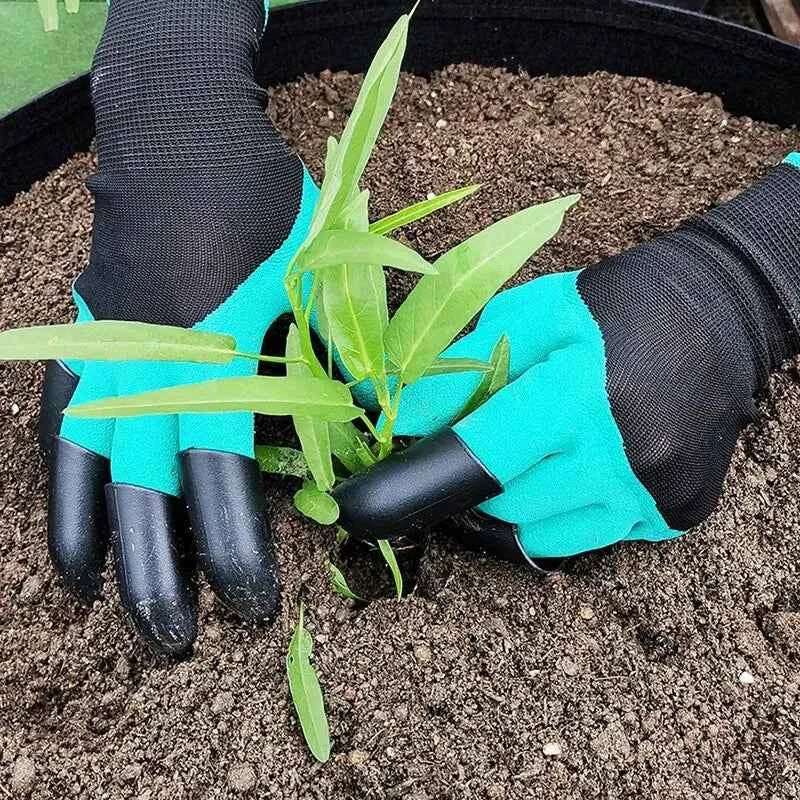 Gartenhandschuhe mit Krallen