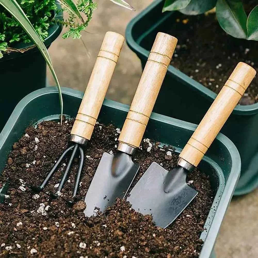 3-teiliges Mini Gartenwerkzeug-Set
