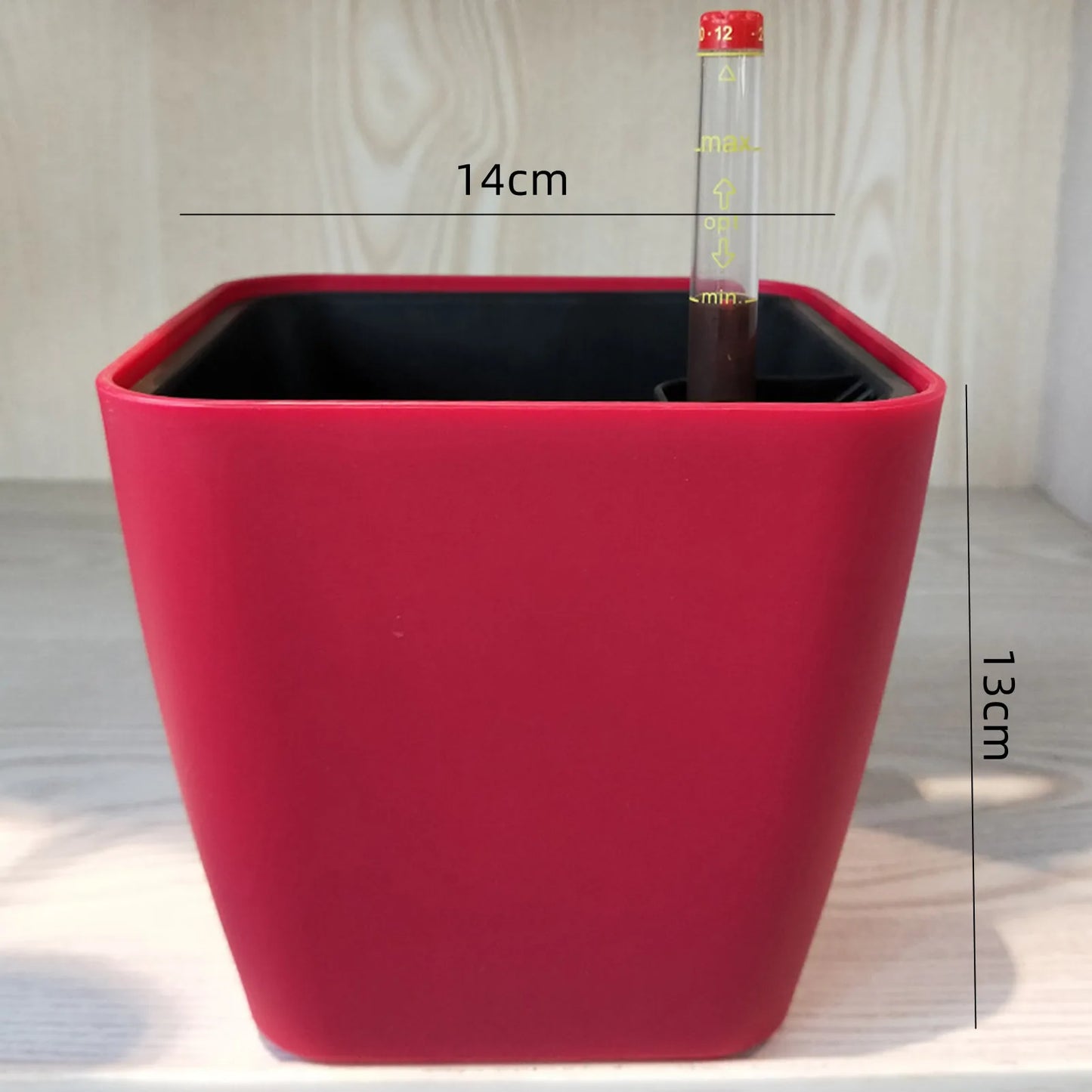 Moderner, selbstbewässernder Blumentopf mit Wasserstandsanzeige - Littlefarmerrs23