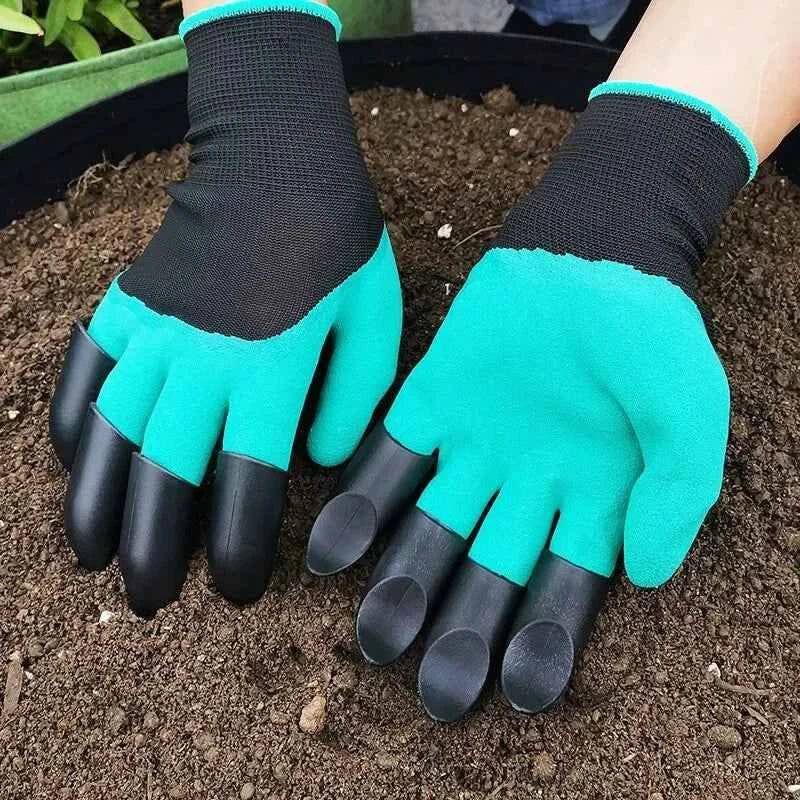 Gartenhandschuhe mit Krallen